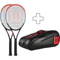 Wilson 2x Clash 100 Plus Schlägertasche (2022) - Größe L4 von Wilson