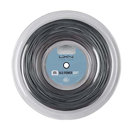 Wilson Unisex Erwachsene Alu Power Soft 125 Set Si Strings, Silver, 200 Meter EU Wilson Unisex Erwachsene Alu Power Soft 125 Set Si Strings, Silver, 200 Meter EU von Luxilon