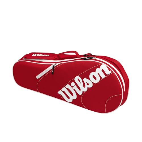 Wilson Advantage Team III red/white 3er Schlägertasche von Wilson