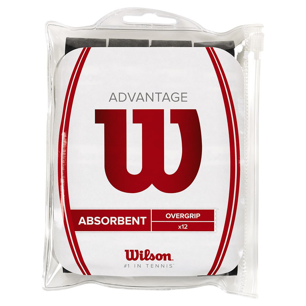 Wilson Advantage Tennis Overgrip 12 Units Schwarz Wilson Advantage Tennis Overgrip 12 Units Schwarz von Wilson