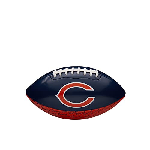 Wilson American Football MINI NFL TEAM PEEWEE, Kindergröße, Mischleder von Wilson