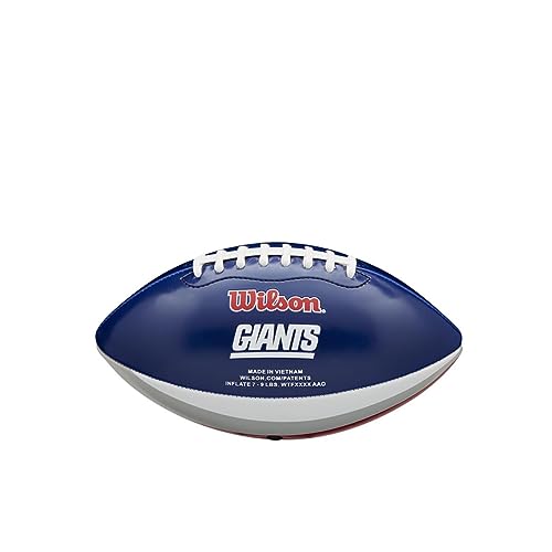 Wilson American Football NFL CITY PRIDE, New York Giants, Mischleder, Für Freizeitspieler, Blau/Grau, WTF1523XBNG von Wilson