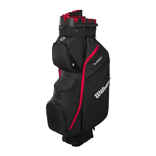 Wilson Bag I-Lock CART Schwarz/Rot Wilson Bag I-Lock CART Schwarz/Rot von Wilson
