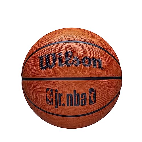 Wilson Basketball, Jr. NBA DRV Plus, Outdoor und Indoor, Größe: 6, Braun von Wilson