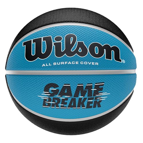 Wilson Basketball Game Breaker Blau Schwarz Größe 7 von Wilson