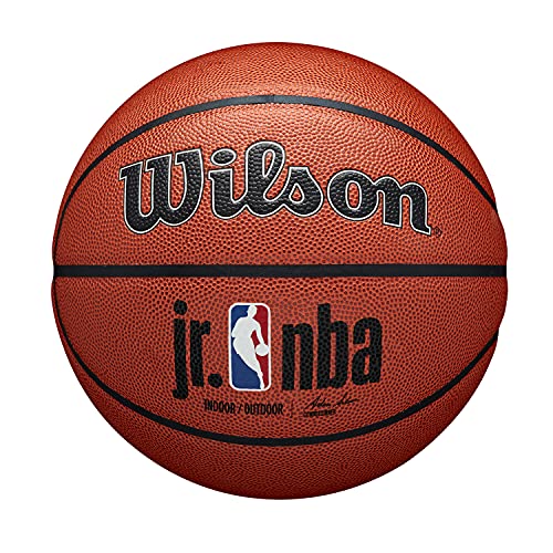 Wilson Basketball JR NBA AUTHENTIC SERIES, Indoor/Outdoor, Mischleder, Größe: 7, Braun Wilson Basketball JR NBA AUTHENTIC SERIES, Indoor/Outdoor, Mischleder, Größe: 7, Braun von Wilson