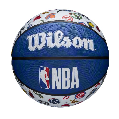 Wilson Basketball NBA ALL TEAM, Outdoor, Gummi, Größe: 7, Rot/Weiß/Blau Wilson Basketball NBA ALL TEAM, Outdoor, Gummi, Größe: 7, Rot/Weiß/Blau von Wilson