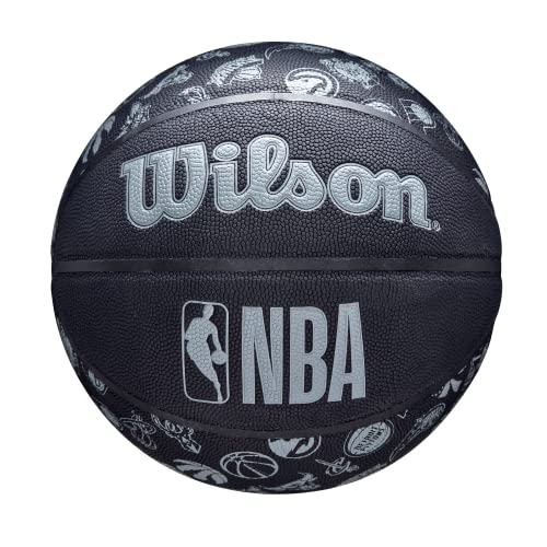 Wilson Basketball NBA ALL TEAM, Outdoor, Gummi, Größe: 7, Schwarz Wilson Basketball NBA ALL TEAM, Outdoor, Gummi, Größe: 7, Schwarz von Wilson