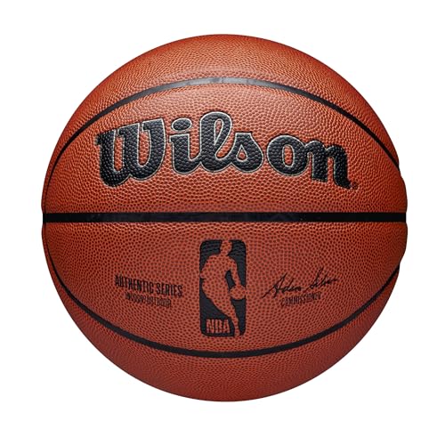 Wilson Basketball NBA AUTHENTIC SERIES, Indoor/Outdoor, Mischleder, Größe: 7, Braun Wilson Basketball NBA AUTHENTIC SERIES, Indoor/Outdoor, Mischleder, Größe: 7, Braun von Wilson