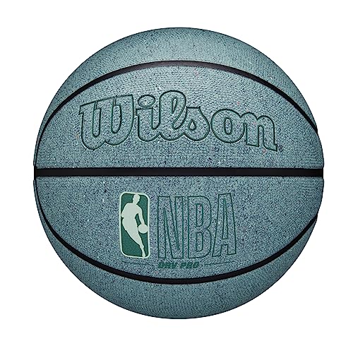 Wilson Basketball NBA DRV Pro Eco, Gen Green, Outdoor, Tackskin Cover mit recyceltem Gummi, Größe: 7, Mint von Wilson