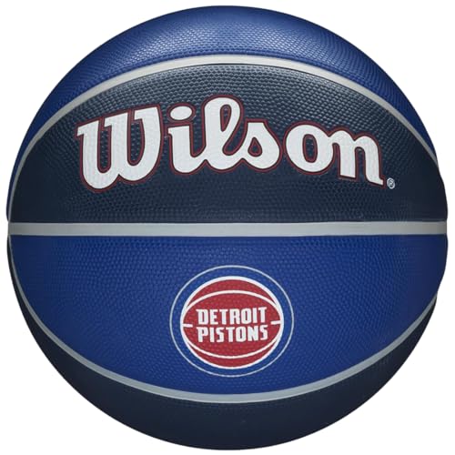 Wilson Basketball NBA TEAM TRIBUTE, DETROIT PISTONS, Outdoor, Gummi, Größe: 7, WTB1300IDDET Wilson Basketball NBA TEAM TRIBUTE, DETROIT PISTONS, Outdoor, Gummi, Größe: 7, WTB1300IDDET von Wilson