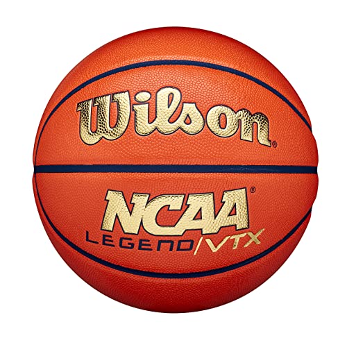 Wilson Basketball NCAA LEGEND VTX, Mischleder, Indoor- und Outdoor-Basketball von Wilson