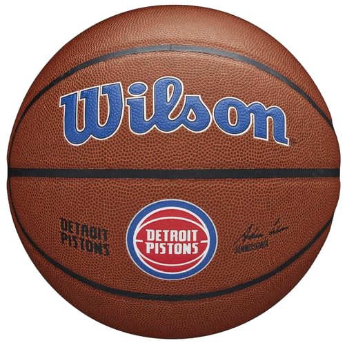 Wilson Unisex-Adult NBA Team Composite Basketball, Detroit Pistons, 7 Wilson Unisex-Adult NBA Team Composite Basketball, Detroit Pistons, 7 von Wilson