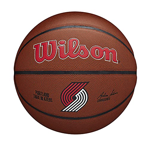 Wilson Basketball TEAM ALLIANCE, PORTLAND TRAIL BLAZERS, Indoor/Outdoor, Mischleder, Größe: 7 von Wilson