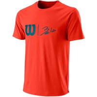 Wilson Bela Hype Tech T-shirt Herren Orange Wilson Bela Hype Tech T-shirt Herren Orange von Wilson