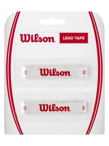 Wilson Unisex – Erwachsene Lead Tape, White/Red, One Size von Wilson