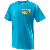 Wilson Britto Tech T-shirt Jungen Hellblau - M von Wilson