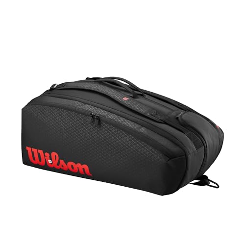 Wilson CLASH V3 Tennisschlägertasche, 15 Stück, Schwarz, Tennisschlägertasche, Schwarz Wilson CLASH V3 Tennisschlägertasche, 15 Stück, Schwarz, Tennisschlägertasche, Schwarz von Wilson