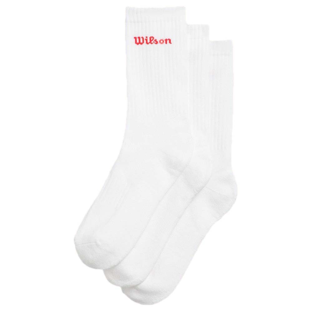 Wilson Crew Logo Socks 3 Units Weiß EU 35-37 Mann Wilson Crew Logo Socks 3 Units Weiß EU 35-37 Mann von Wilson