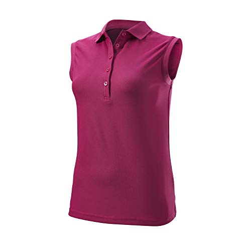 Wilson Damen Sleeveless Polo T-Shirt, Lila, LG von Wilson