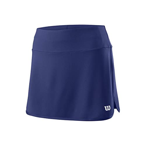 Wilson Damen Tennis-Rock, W Team 12.5'' Skirt, Polyester/Elasthan, Blau, Größe: S, WRA766203 Wilson Damen Tennis-Rock, W Team 12.5'' Skirt, Polyester/Elasthan, Blau, Größe: S, WRA766203 von Wilson