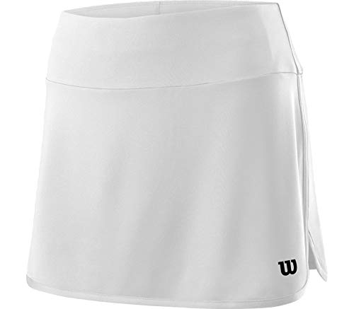 Wilson Damen Tennis-Rock, W Team 12.5'' Skirt, Polyester/Elasthan, Weiß, Größe: S, WRA766201 Wilson Damen Tennis-Rock, W Team 12.5'' Skirt, Polyester/Elasthan, Weiß, Größe: S, WRA766201 von Wilson