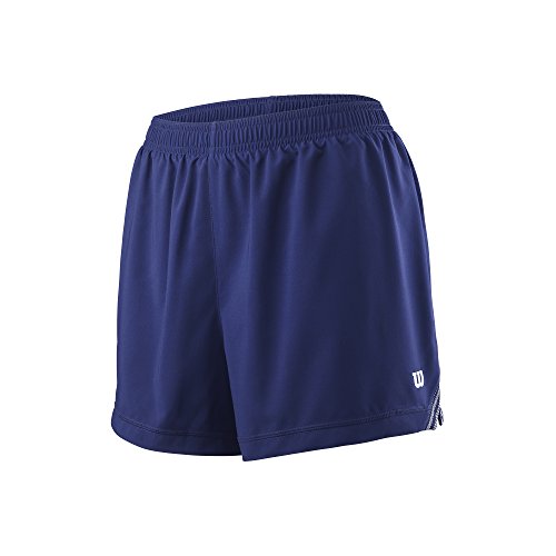 Wilson Damen Tennis-Shorts, W Team 3.5'' Short, Polyester, Blau, Größe: M, WRA766303 Wilson Damen Tennis-Shorts, W Team 3.5'' Short, Polyester, Blau, Größe: M, WRA766303 von Wilson