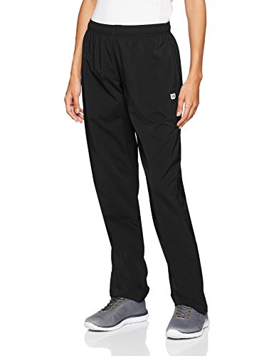Wilson Damen Trainingshose, W Team Woven Pant, Polyester, Schwarz, Größe: XL, WRA766501 Wilson Damen Trainingshose, W Team Woven Pant, Polyester, Schwarz, Größe: XL, WRA766501 von Wilson
