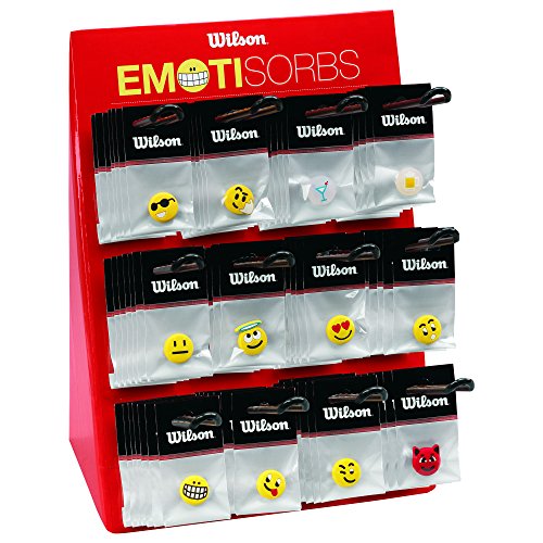 Wilson Display für Emoticon-Vibrationsdämpfer, Emotisorb V2DS, schwarz, WRZ538800 Wilson Display für Emoticon-Vibrationsdämpfer, Emotisorb V2DS, schwarz, WRZ538800 von Wilson