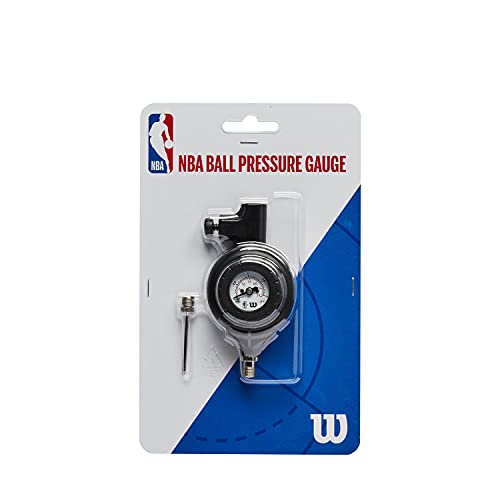 Wilson Druckmessgerät NBA BALL PRESSURE GAUGE, Inkl. Nadel, Offizielle NBA-Ausrüstung von Wilson