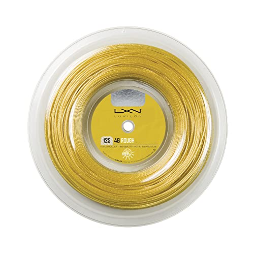 Wilson Luxilon Luxilon Unisex Tennissaite 4G Rough, gold, 200 Meter Rolle, 1,25 mm, WRZ990144 Luxilon Luxilon Unisex Tennissaite 4G Rough, gold, 200 Meter Rolle, 1,25 mm, WRZ990144 von Luxilon