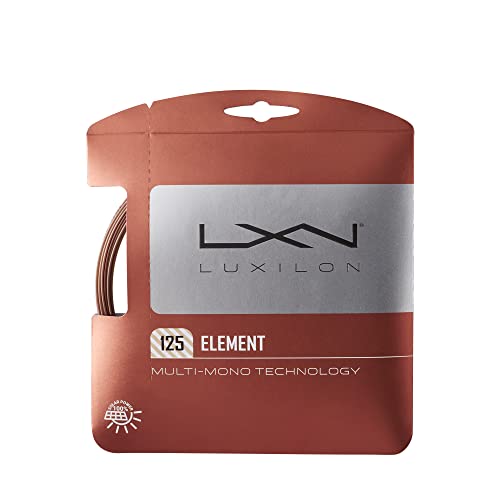 Wilson Erwachsene Besaitung von Schläger Luxilon Element 125 Set Strings, Bronze, 12.2 Meter Wilson Erwachsene Besaitung von Schläger Luxilon Element 125 Set Strings, Bronze, 12.2 Meter von Luxilon