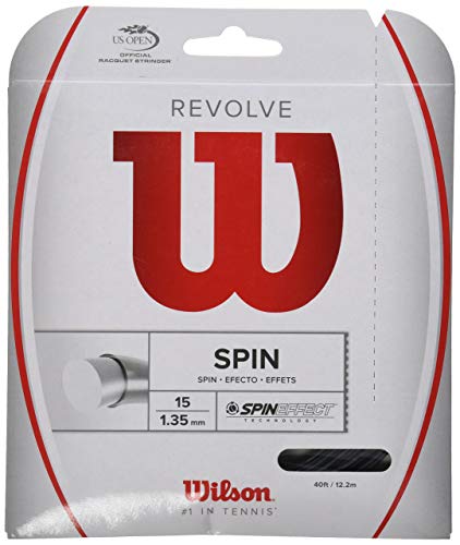 Wilson Unisex Tennissaite Revolve, schwarz, 12,2 Meter, 1,25 mm, WRZ946900 Wilson Unisex Tennissaite Revolve, schwarz, 12,2 Meter, 1,25 mm, WRZ946900 von Wilson