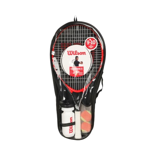 Wilson Federer Tour 25 Set 25 Tennisschläger rot-schwarz besaitet 220g L0 NEU von Wilson