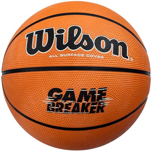 Wilson Gamebreaker Basketball, weiß, Einheitsgröße von Wilson