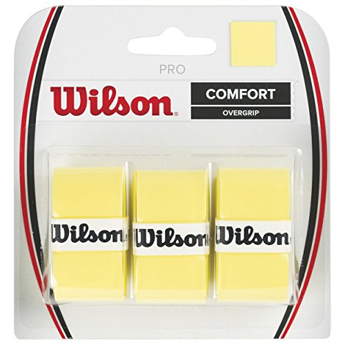 Wilson Unisex Griffband Pro Overgrip, gelb, 3 Stück, WRZ4014YE von Wilson