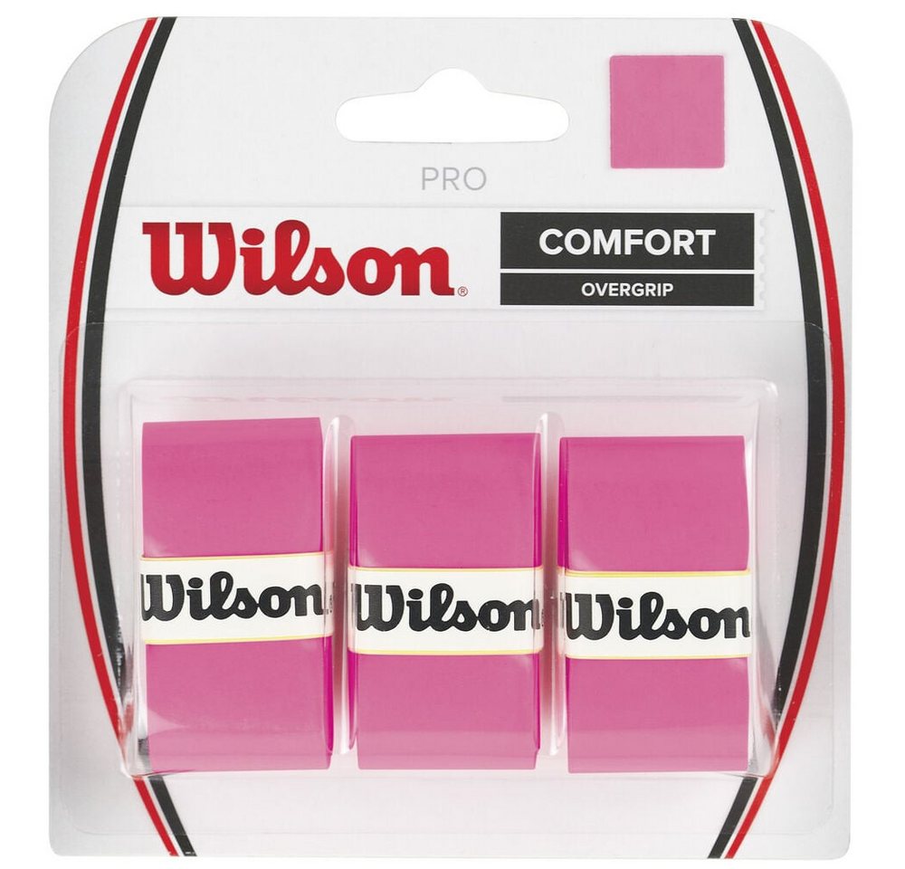 Wilson Griffband Pro Overgrip 3 Pack pink von Wilson