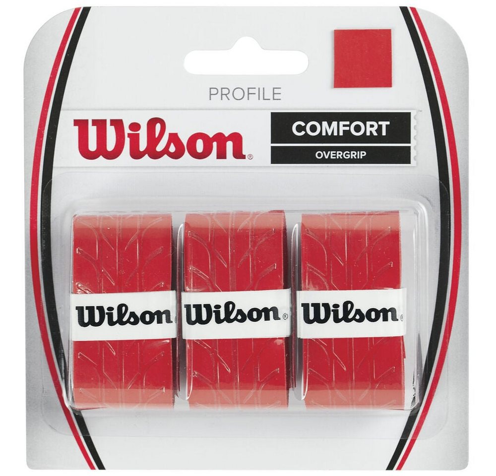Wilson Griffband Profile Overgrip 3 Pack rot Wilson Griffband Profile Overgrip 3 Pack rot von Wilson