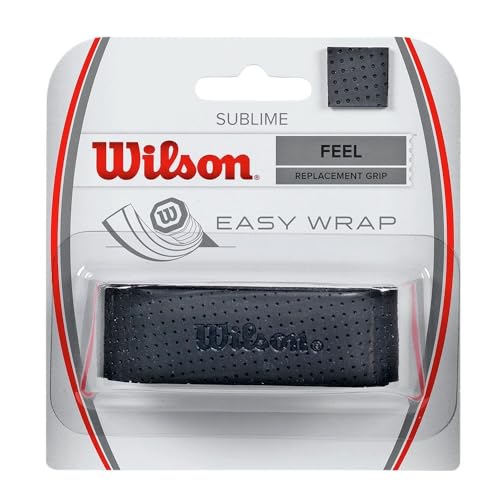 Wilson Unisex Basisgriffband Sublime, schwarz, 1 Stück, WRZ4202BK von Wilson