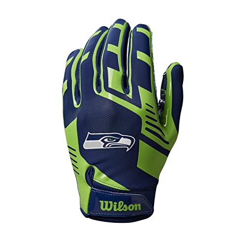 Wilson Handschuhe NFL TEAM SUPER GRIP, Einheitsgröße für Jugendliche, Silikon/Stretch-Lycra, YOUTH, Seattle Seahawks Wilson Handschuhe NFL TEAM SUPER GRIP, Einheitsgröße für Jugendliche, Silikon/Stretch-Lycra, YOUTH, Seattle Seahawks von Wilson