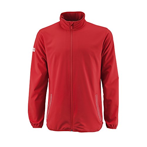 Wilson Herren Trainingsjacke, M Team Woven Jacket, Polyester, Rot/Weiß, Größe: M, WRA765604 Wilson Herren Trainingsjacke, M Team Woven Jacket, Polyester, Rot/Weiß, Größe: M, WRA765604 von Wilson