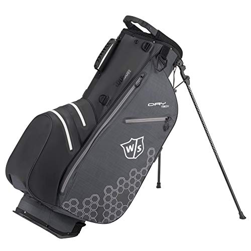 Wilson Herren W/S Dry TECH II Carry Bag Golftaschen, Black, One Size Wilson Herren W/S Dry TECH II Carry Bag Golftaschen, Black, One Size von Wilson