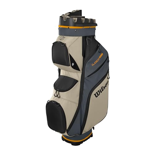 Wilson I-Lock Dry CART Bag Grau/Khaki/Orange von Wilson