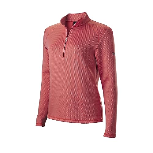 Wilson Staff Damen Golf-Shirt, Polka Dot Thermal Tech, Langarm-Sweater, Polyester / Elasthan Wilson Staff Damen Golf-Shirt, Polka Dot Thermal Tech, Langarm-Sweater, Polyester / Elasthan von Wilson