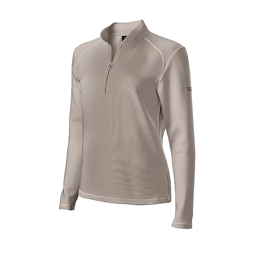Wilson Staff Damen Golf-Shirt, Polka Dot Thermal Tech, Langarm-Sweater, Polyester / Elasthan Wilson Staff Damen Golf-Shirt, Polka Dot Thermal Tech, Langarm-Sweater, Polyester / Elasthan von Wilson