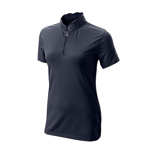 Wilson Staff Damen Golf-Poloshirt, Scalloped Collar Polo, Kurzarm, Polyester von Wilson