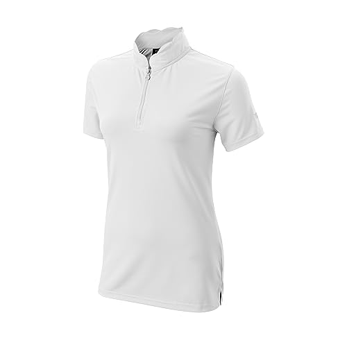 Wilson Staff Damen Golf-Poloshirt, Scalloped Collar Polo, Kurzarm, Polyester von Wilson