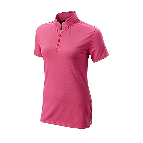 Wilson Staff Damen Golf-Poloshirt, Scalloped Collar Polo, Kurzarm, Polyester Wilson Staff Damen Golf-Poloshirt, Scalloped Collar Polo, Kurzarm, Polyester von Wilson