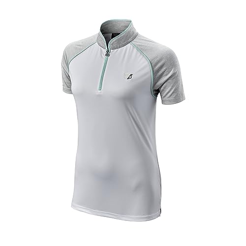 Wilson Staff Damen Golf-Poloshirt, Zipped Polo, Kurzarm mit Reißverschluss, Polyester Wilson Staff Damen Golf-Poloshirt, Zipped Polo, Kurzarm mit Reißverschluss, Polyester von Wilson
