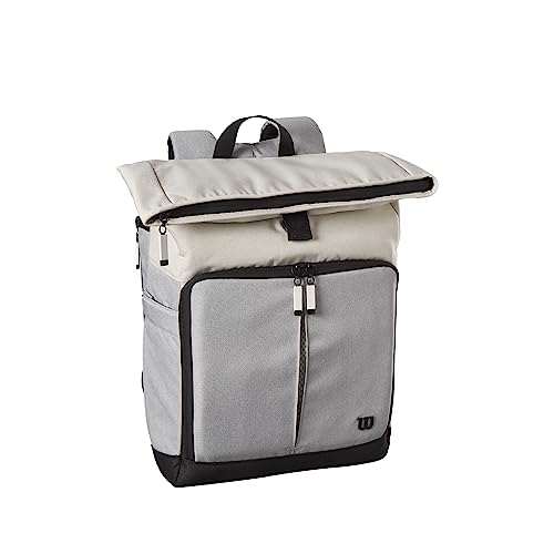 Wilson Tennis-Rucksack Lifestyle, Bis zu 2 Tennisschläger, Für Herren und Damen, Foldover / Rolltop-Rucksack Wilson Tennis-Rucksack Lifestyle, Bis zu 2 Tennisschläger, Für Herren und Damen, Foldover / Rolltop-Rucksack von Wilson